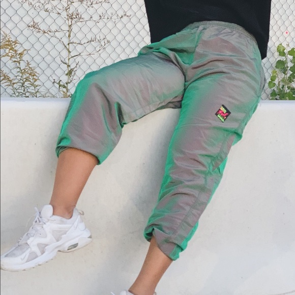 Vintage Surf Style track pants chrome UNISEX - Picture 4 of 6